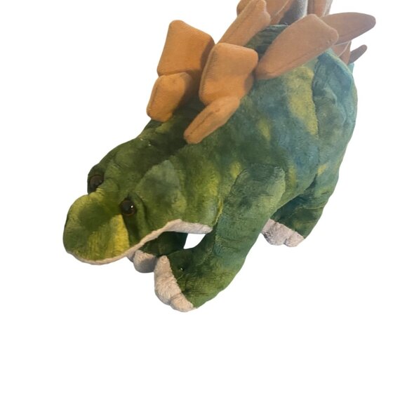 Wild Republic Stegosaurus Plush Toy Stuffed Animal Dinosaur 14.5" Realistic - Picture 2 of 9
